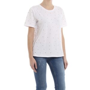 Michael Kors White Cotton Gold Hearts Tshirt
